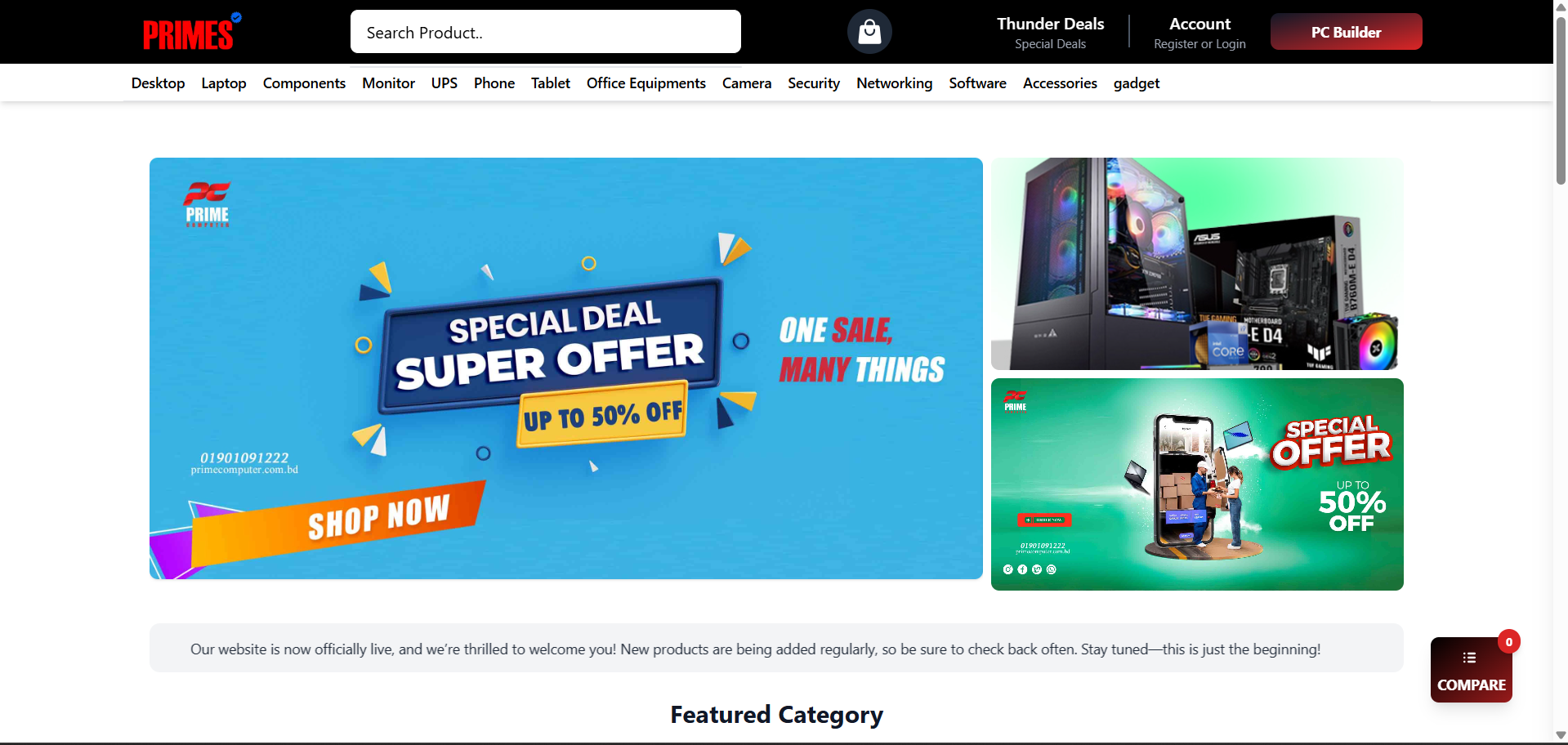 Primes Computers — E-commerce